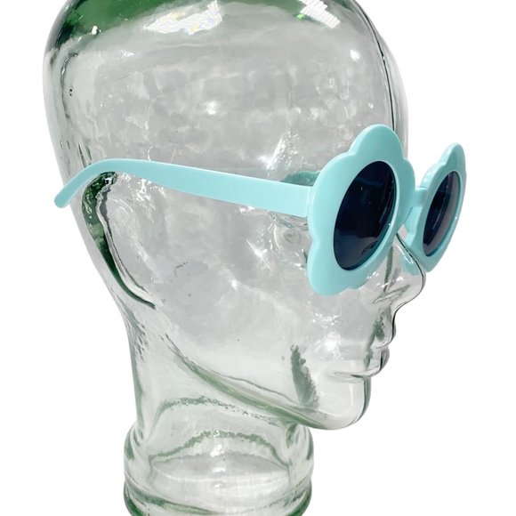 Blue Flower Power Sunglasses - Picture 8 of 11